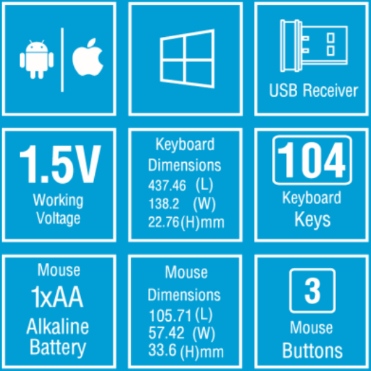 کیبورد و ماوس بیاند مدل BMK-5210RF