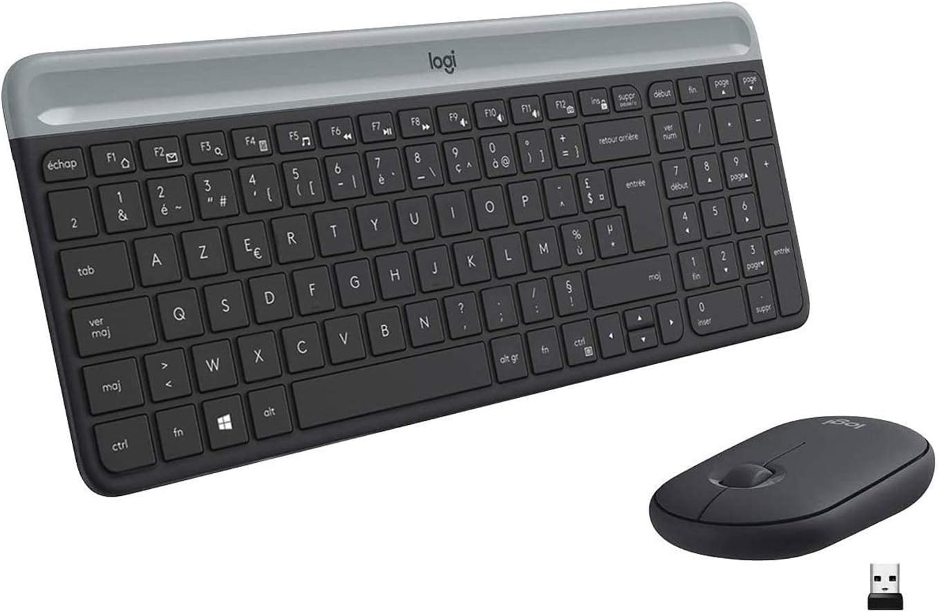 کیبورد و ماوس بی سیم باریک لاجیتک مدل MK470